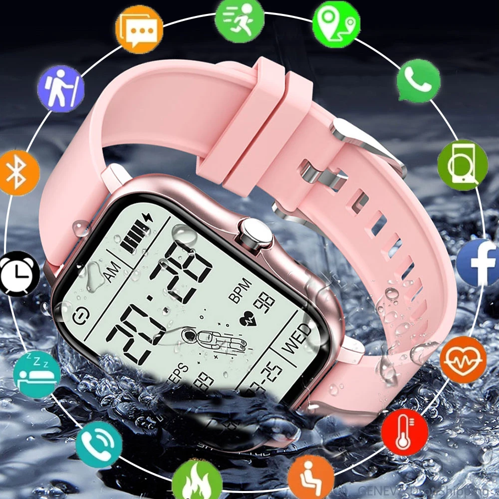 Full Touch Sport Smart Watch Men Women Heart Rate Fitness Tracker 1.69