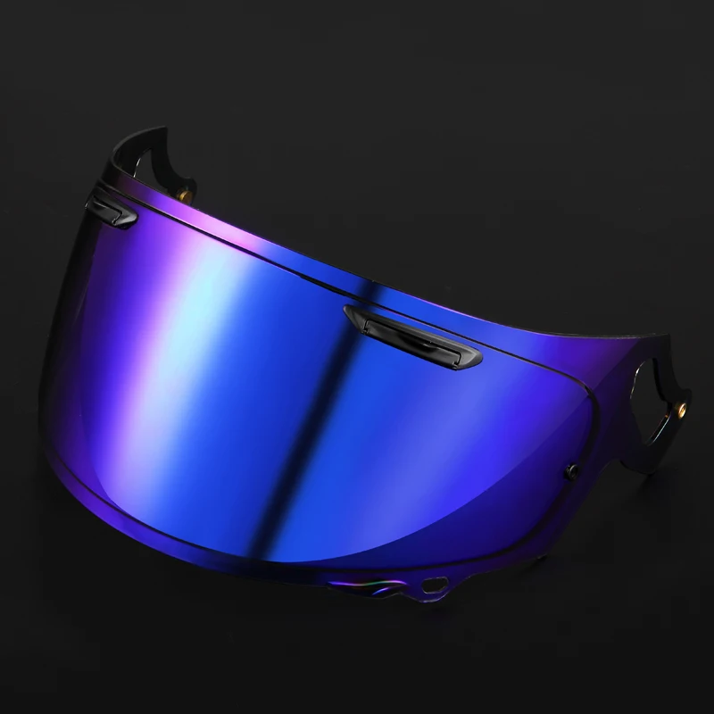 With Blue visor