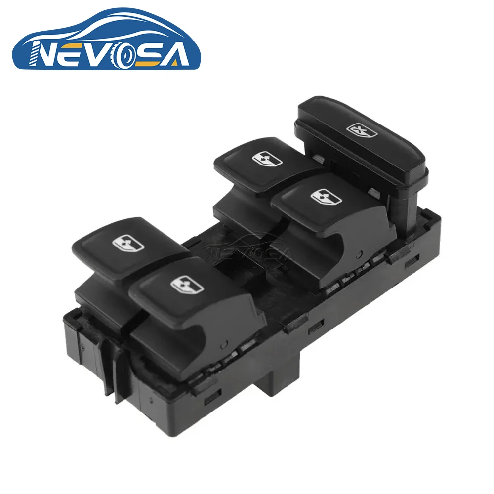네포사 5G 0959857 D For Volkswagen Golf Skoda Superb BJ 2015 2016 2017 파워 윈도우 스위치 드라이버 사이드 리프터 제어 버튼 10Pin