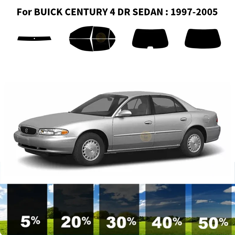

Precut nanoceramics car UV Window Tint Kit Automotive Window Film For BUICK CENTURY 4 DR SEDAN 1997-2005