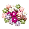 10pcs Silicone Flower Bead BPA Free Teething Infant Chewable Dummy Necklace Pacifier Toy Accessories 4