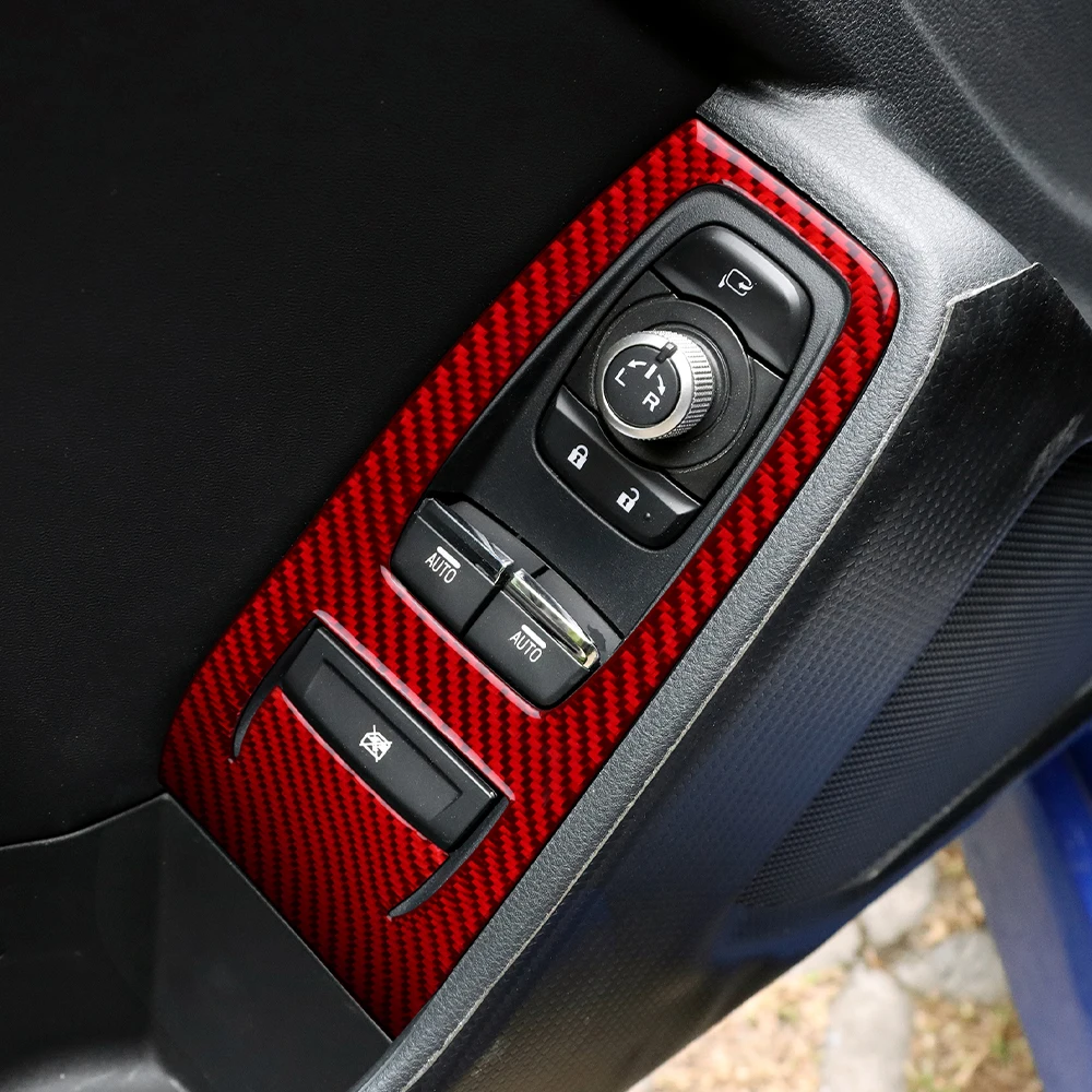 

Наклейка из углеродного волокна для Subaru BRZ, Toyota GR86 2021 2022 2023, LHD RHD кнопки переключателя двери и окна, аксессуары для панели