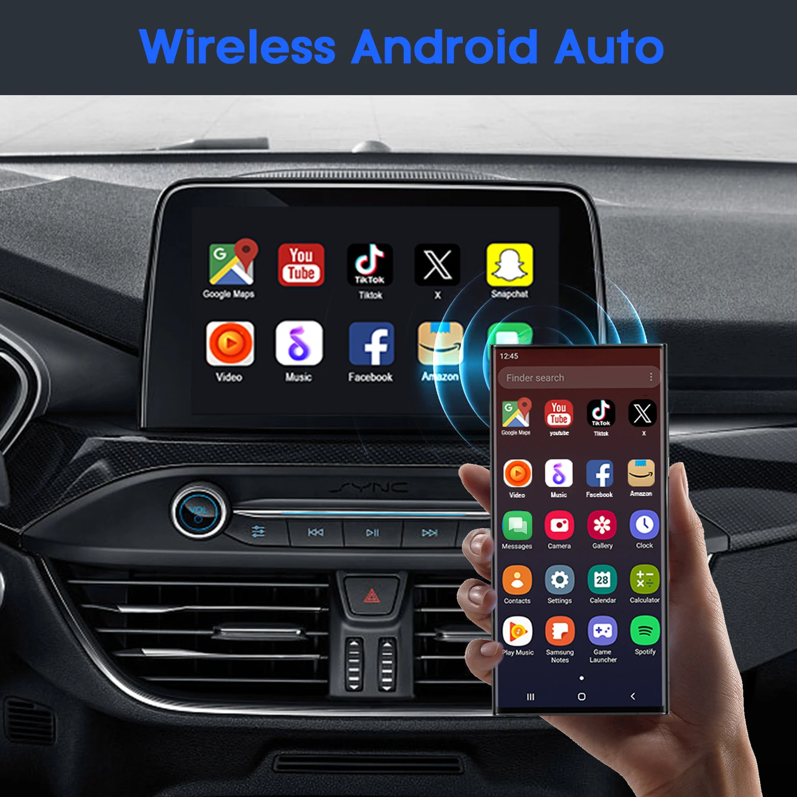 Carplay car machine interconnection car wireless carplay audio and video navigation adapter boyi960