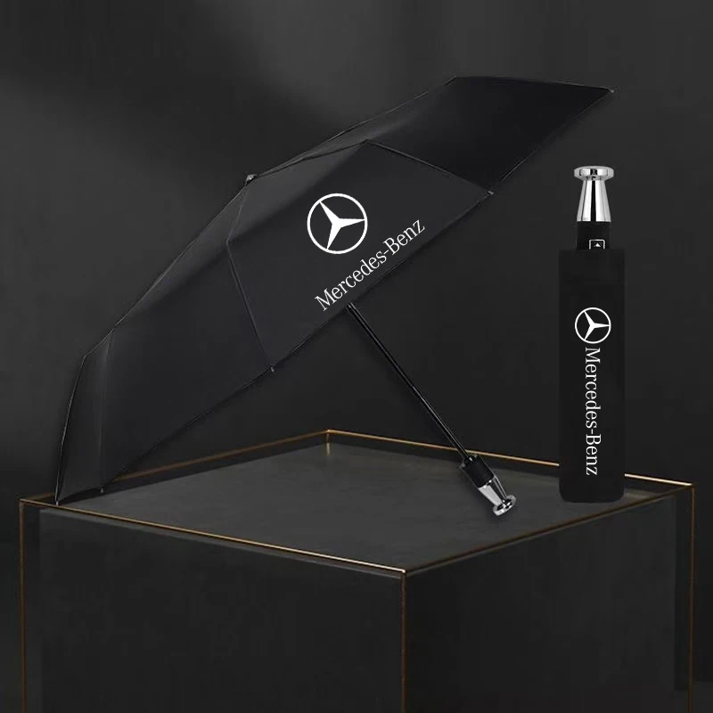 Car Automatic Folding Windproof Sunshade Umbrella For Mercedes Benz A C E V S Class GLA GLC GLK GLS CLA CLS ML SL SLK Sprinter Vito car windshield sunshade
