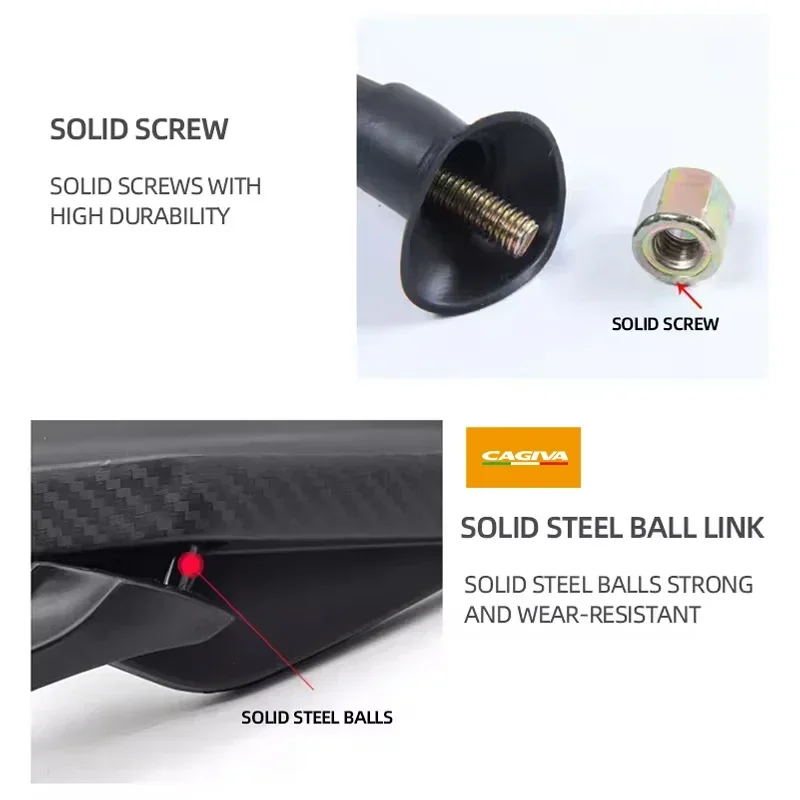 2 개/짝 오토바이 탄소 섬유 백미러 사이드 미러 회전식 8mm BMW C650 스포츠 C650GT C400GT C400X CE02 CE04 G310GS