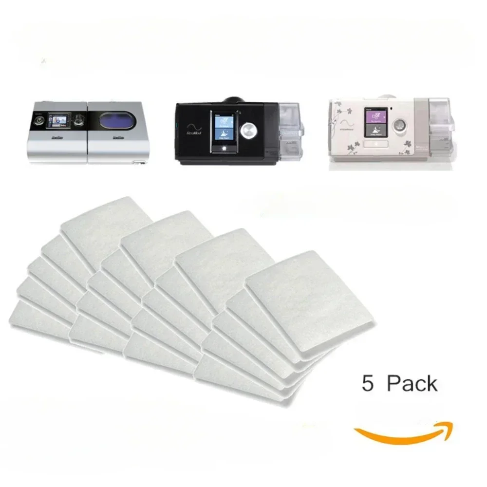 

Medical 5pcs Filter Cotton Ventilator Accessories Replacement Cushions Pads Respirator Filter Cotton S9/S10 Resmed Filter Cotton