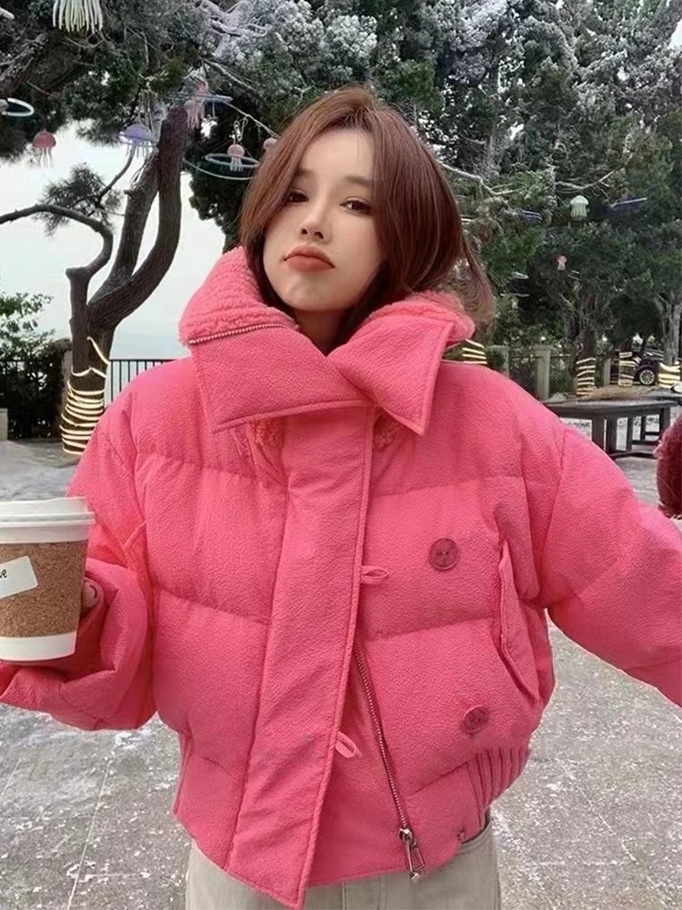 2023 Autumn Winter Y2K Casual Style Single Breasted Parkas