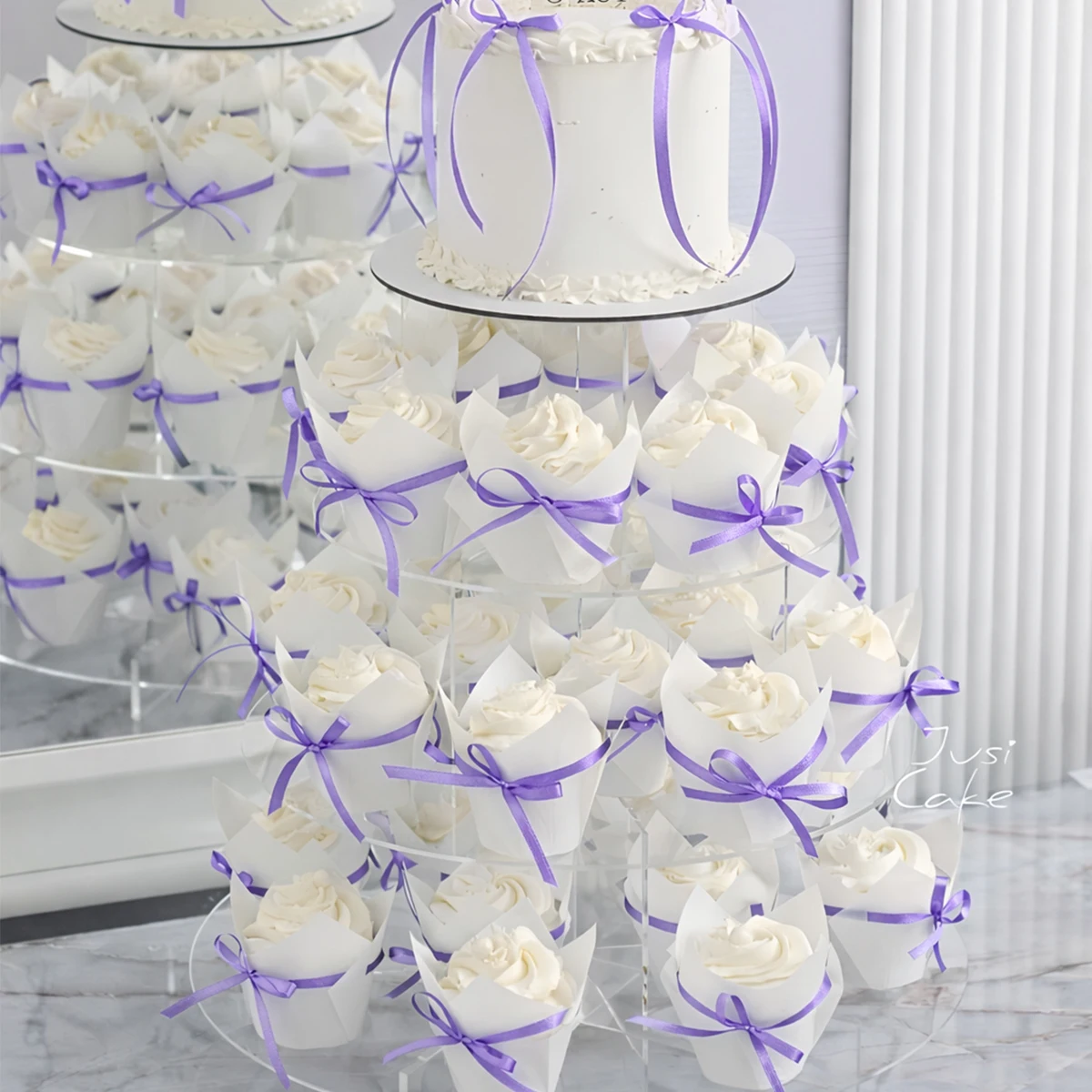 Tortenaufsatz mit Schleife und Schleife „Happy Birthday“-Schild, Kokette-Motto-Party, schwarzer Vintage-Kuchenaufsatz für Herzkuchen, Vintage-Kuchen – Detail 17