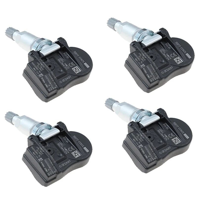 

Датчик давления в шинах 4 шт., TPMS 529332J100 52933-2J100, из пластика и металла, для Hyundai Verna, Sorento 2017 2018 Prime 2019 2020