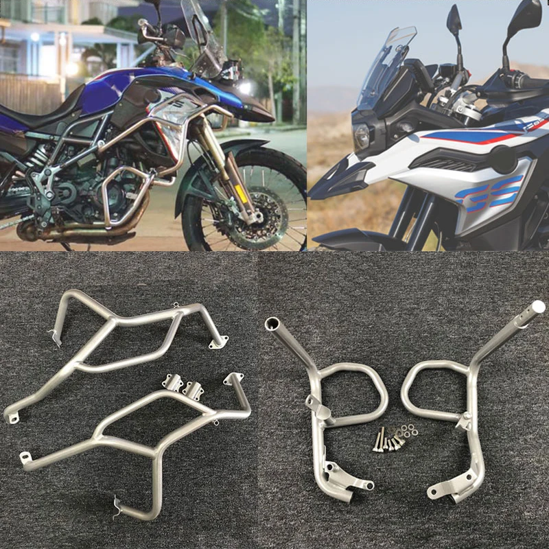 New Fit for BMW F800GS F700GS F650GS 20082018 Engine Guards Highway Crash Bars Upper Lower