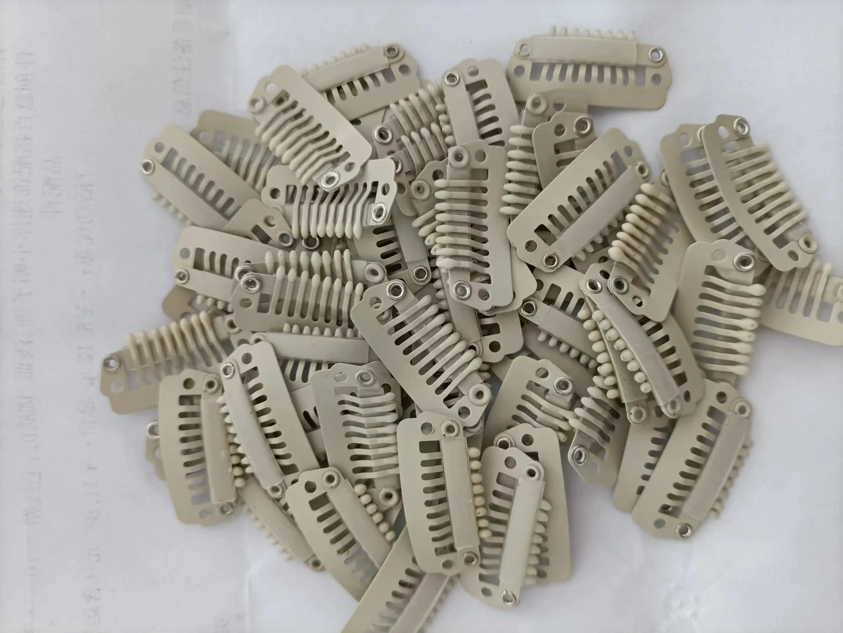 

100pcs DIY Dog Hair Clips Cat Grooming Supplies Pet Dogs Hairpin Stainless Steel Hair Comb Type Wig Clip 2.3CM 2.8CM