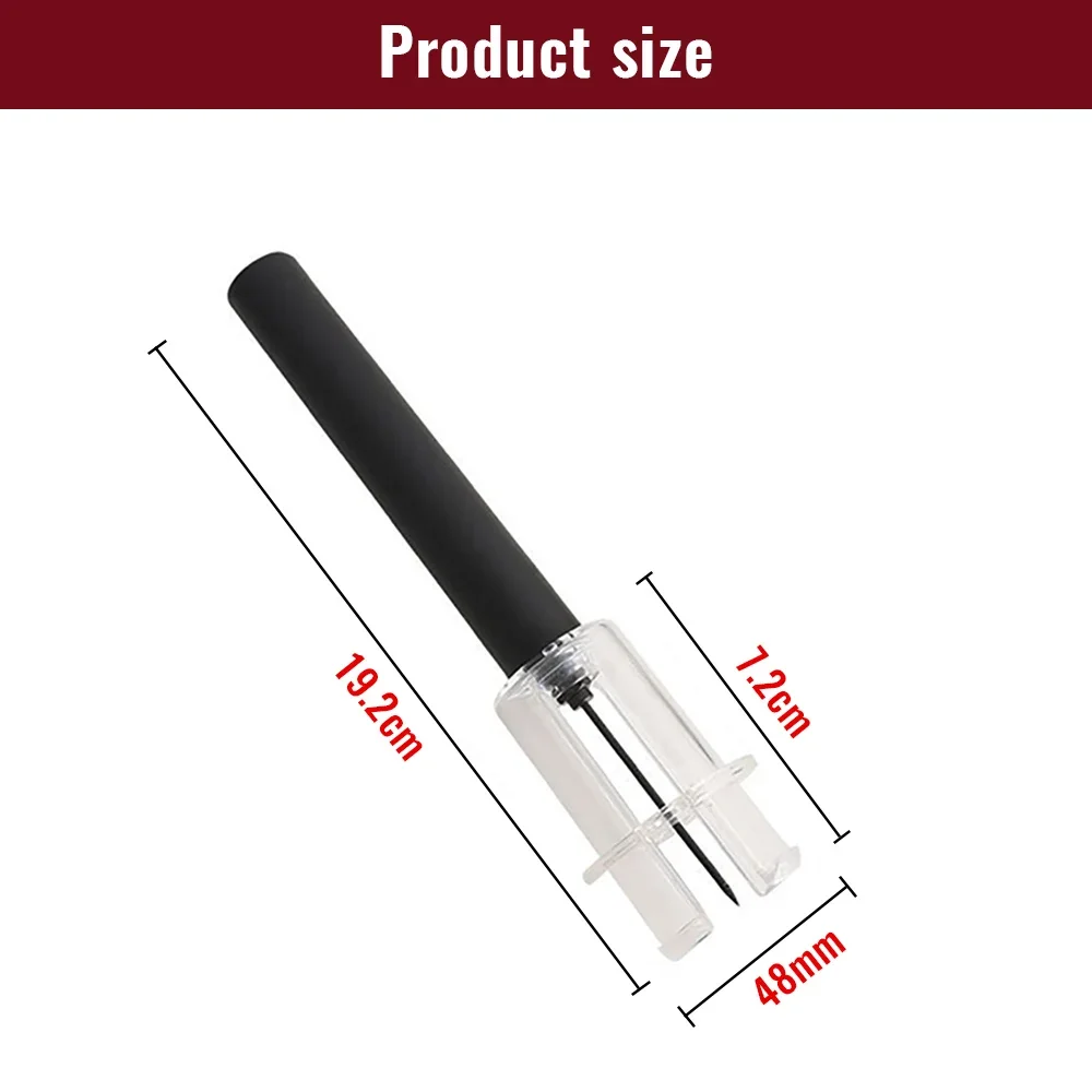 Air Pump Wine Bottle Opener Air Pressure Vacuum Red Wine Stopper Beer Lid Opener Corkscrew Corks Out Tool Stainless Steel Pin bottle opener wine stopper kitchen tools wine opener wine corkscrew