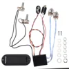 2 Band Active Bass Guitar EQ Equalizer Preamp Circuit Pickup Black 1