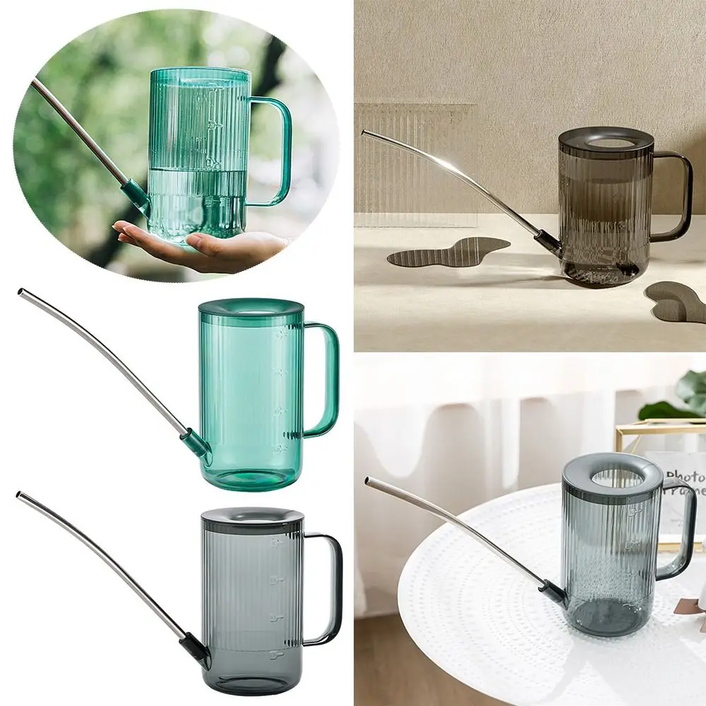 

Clear Scale Thickened Base Long mouthed Stainless Steel No Splashing Light Long Spouted Watering Kettle Lightweight Kettle Body