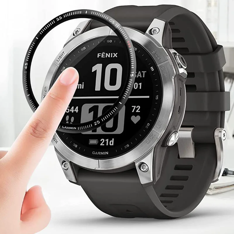 

Защитная пленка для 3D крышки для Garmin Fenix 7/7s/7x/Epix CAME 2 Plus/2S/SQ Vivoactive 4/4S, аксессуары для защиты экрана часов