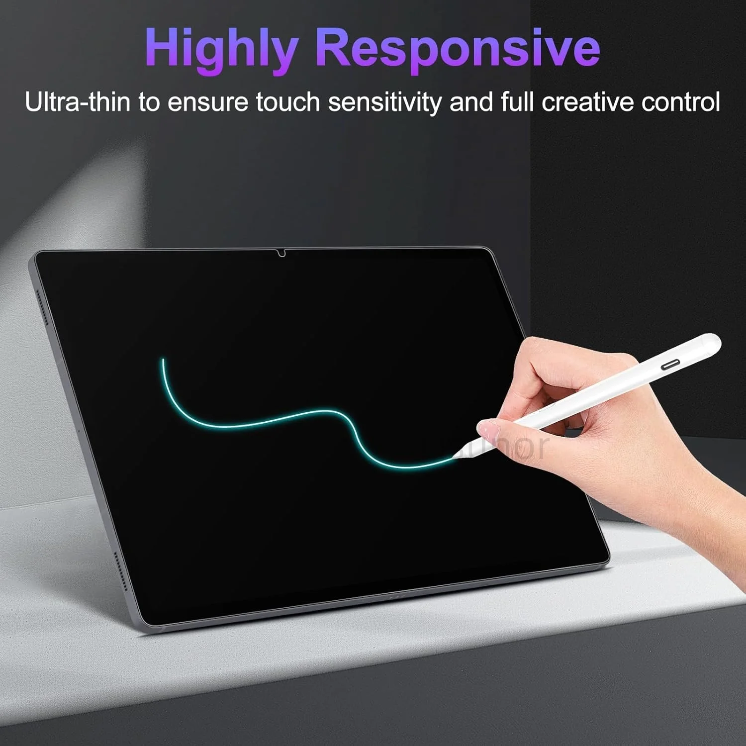 Premium 9H Tempered Glass Tablet Screen Protector - 2 Pack, Anti-Scratch & Anti-Fingerprint Protective Film