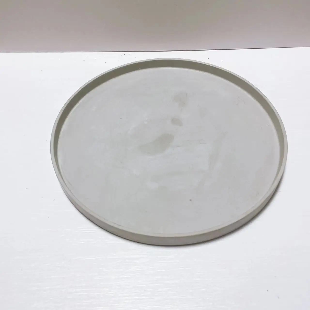 Round Cement Tray Mold for DIY Epoxy Resin and Home Decoration Crafts