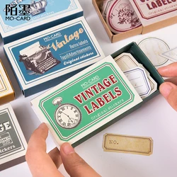 180Pcs Vintage DIY Diary Sticker Custom Writable Label Journal Album Scrapbooking Handbook Thank You Name Aesthetic Stickers