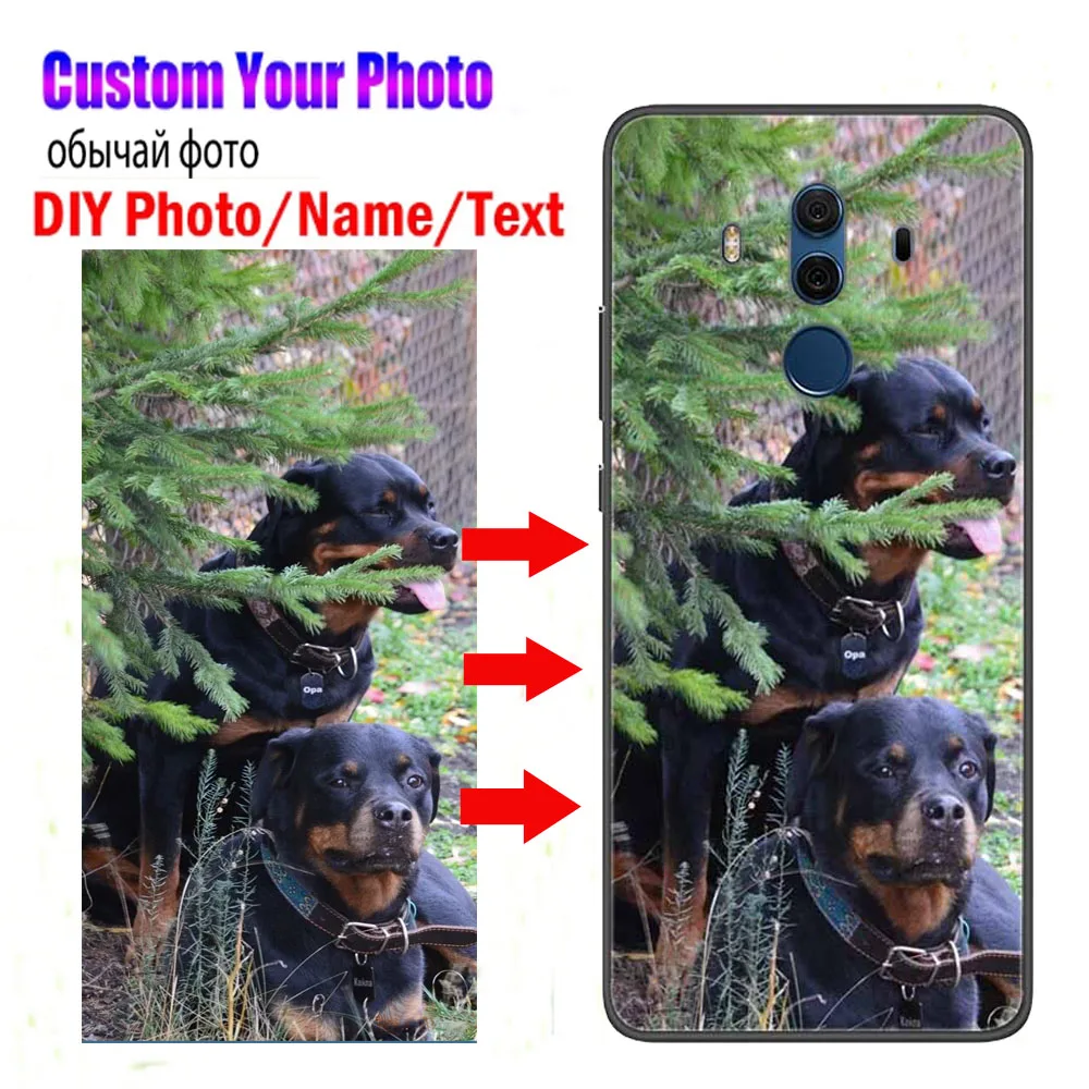 Personalized Silicone Phone Case with Custom Photo or Name Design