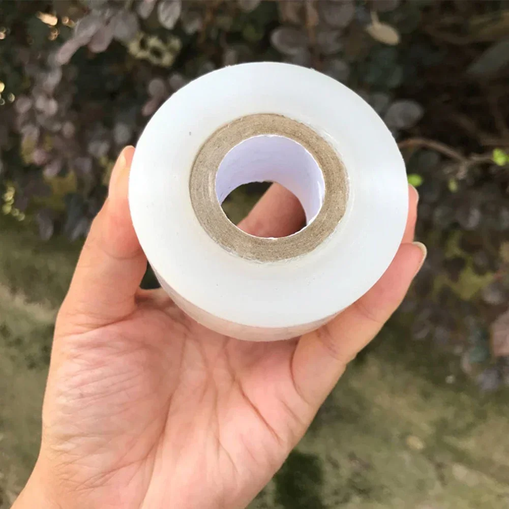 Nursery Grafting Tape 2-5cm*100m Stretchable Self-Adhesive Degradable Parafilm Plant Tape Pruning Grafting Transparent