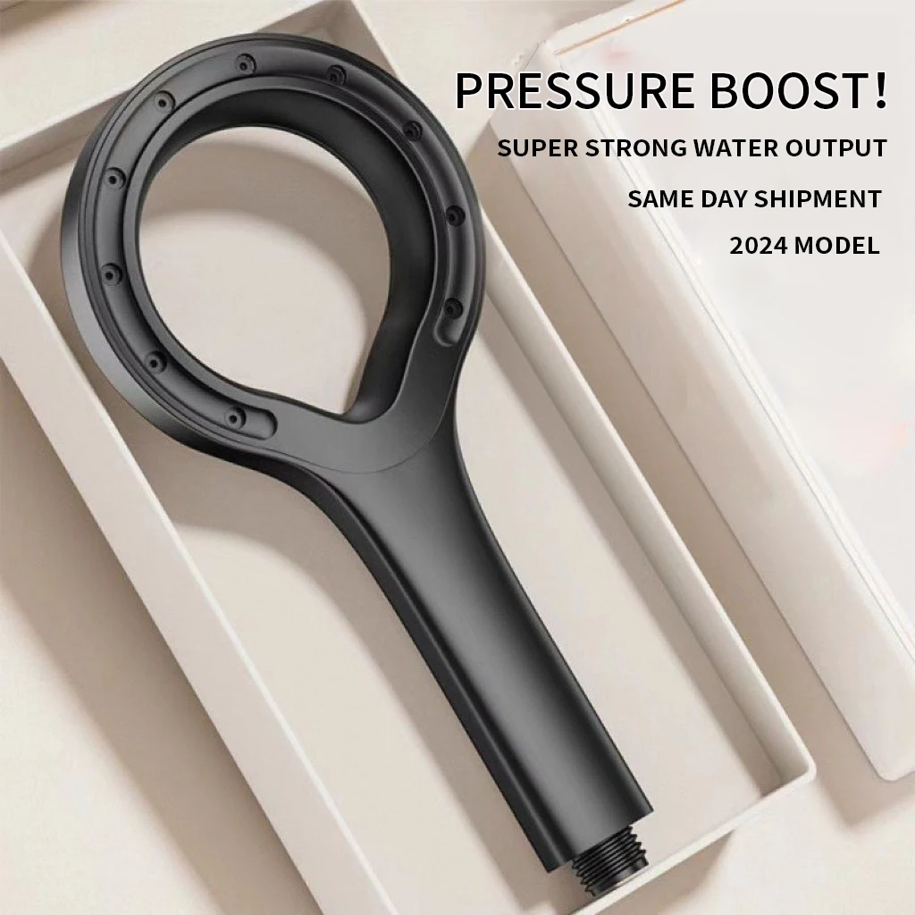 Supercharged ring shower head bath heater shower bath home handheld bathroom set shower head bathroom water heater 2