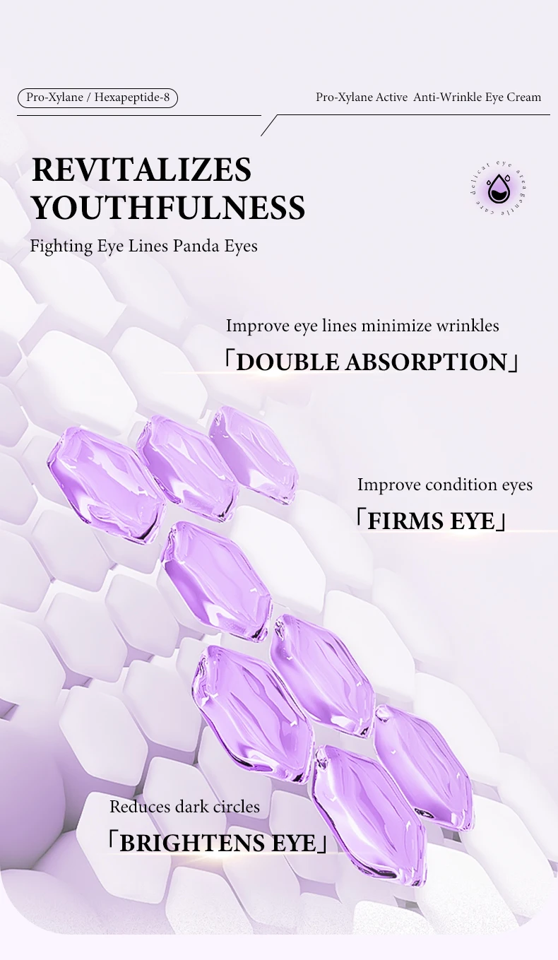 Instant Eye Bag Removal Cream Retinol Anti-Wrinkle Firming Skin Fade Fine Lines Anti Dark Circle Puffiness Brighten Eye skinCare