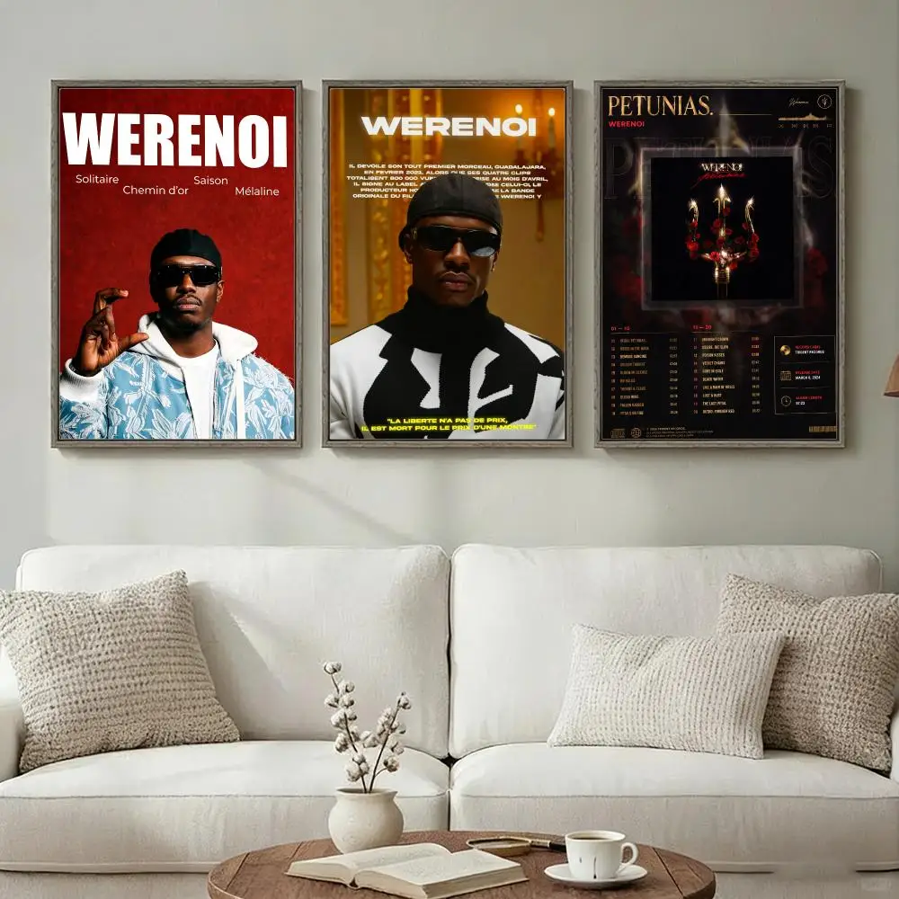 Contemporary Waterproof Music Poster - Self-Adhesive Wall Art for Living Room or Bedroom Gift