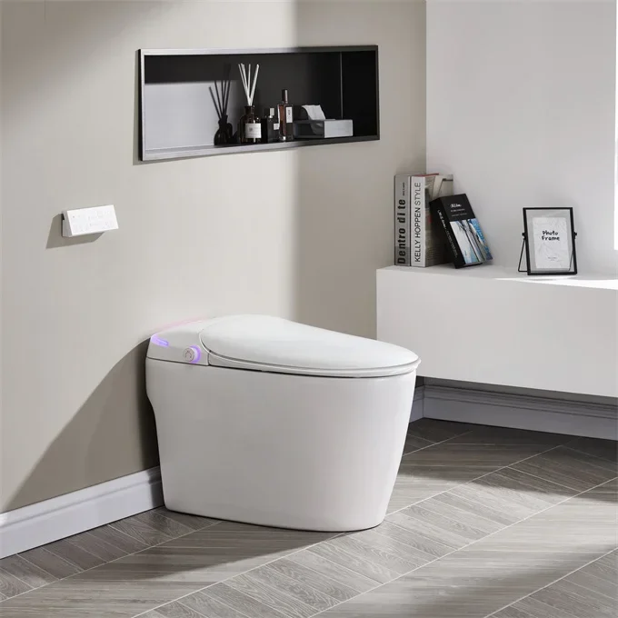

Automatic Easy Cleaning With Heating Function Ceramic Smart Toilet Floor mounted
