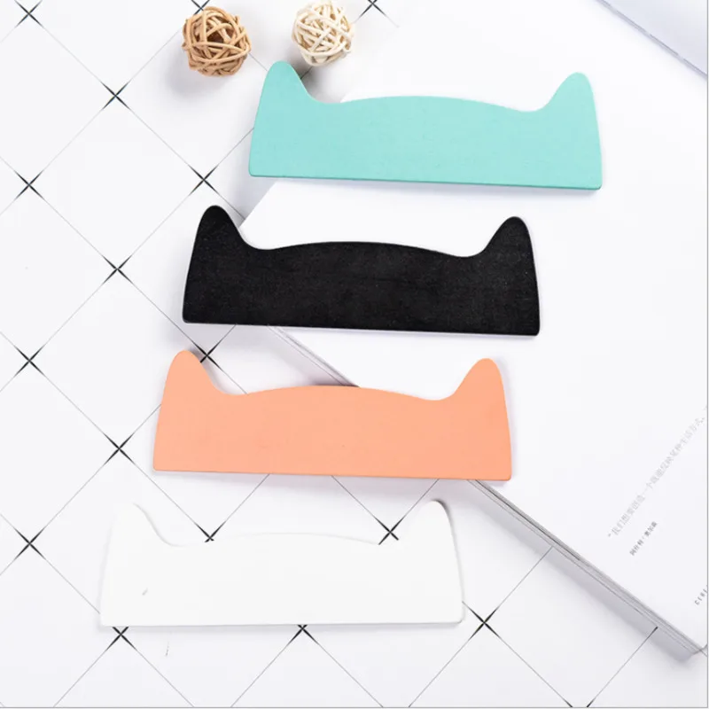 Drawing Ruler Straight Ruler 1 Pcs Lytwtw's Cute Kawaii Black Cat Kitten Straight Ruler Wooden Tools Cartoon Sewing Drawing Office School Stationery supplies