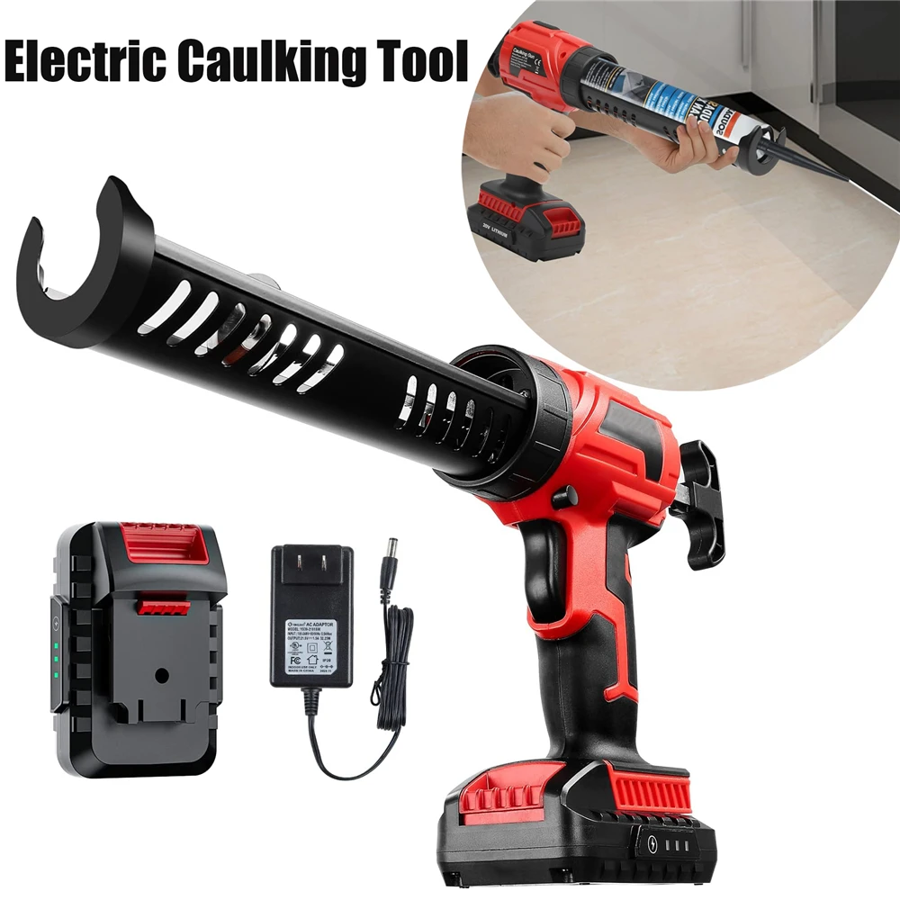 18V Electric Glue Gun Glass Glue Caulking Gun Wireless Doors and Windows Electric Sewing Glue Tool for Makita Li-ion Battery 2 pack air wedge bag alignment tool air shim inflatable pry bar leveling tool max load 353 pounds shim bag for elevating doors windows metal air inlet valve