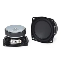 SOTAMIA 2Pcs 2.5 Inch Square Full Range Speaker 67mm 4 Ohm 15W HIFI Loudspeaker Audio DIY Waterproof Outdoor Bluetooth Speakers 2