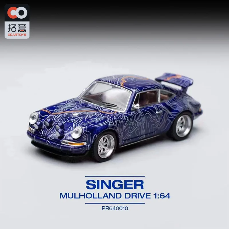 Poprace & Xcartoys 1/64 다이캐스트 모델 자동차, 스포츠 레이싱 차량 컬렉션, 미니 취미 선물 장난감, 소년 성인용