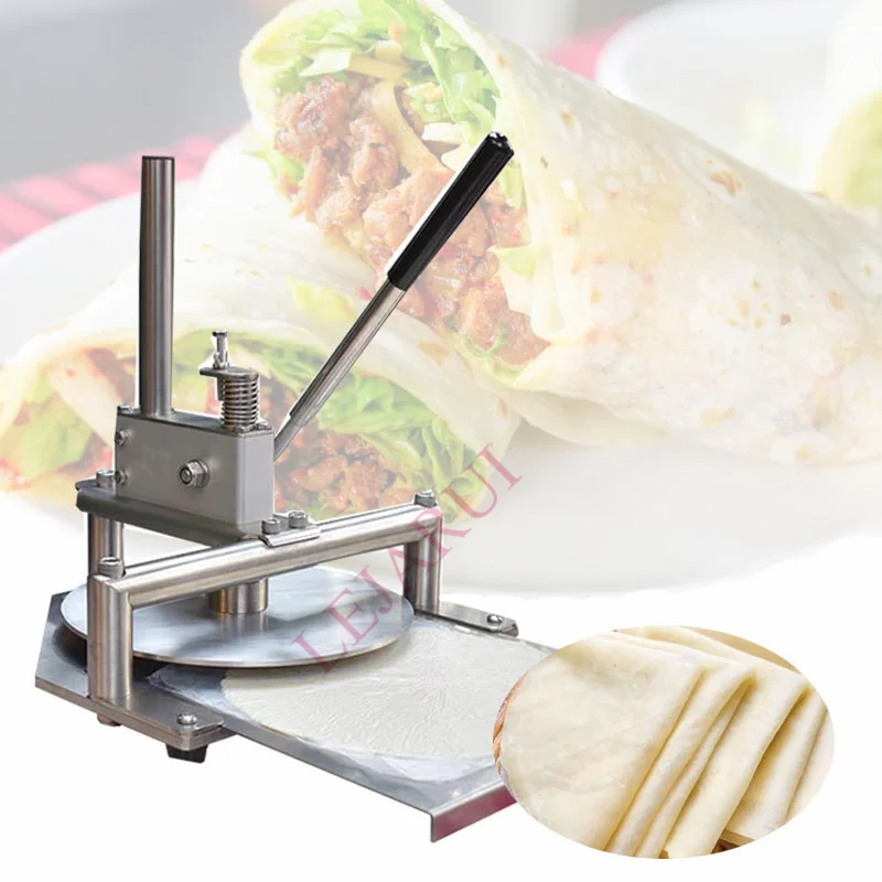 

Коммерческая ручная машина для производства теста для пиццы, машина для прессования блинов, пиццы, кухонный комбайн