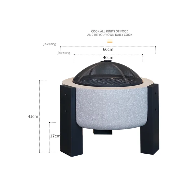 Modern Dormitory Bedroom Fire Pits Simple Cafe Winter Heater Outdoor Terrace Brazier Indoor Homestay Barbecue BBQ Grill Stove G