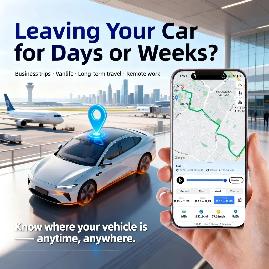 Wireless GPS Tracker for Car Anti-Theft | Global Real-Time Vehicle Locator with IoT SIM | Vibration & Geo-Fence Alarm | 15+ Days 2
