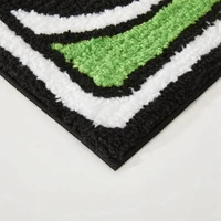 For UNO Card Rug, Funky Aesthetic Throw Area Rugs Non Slip Washable, Modern Abstract Cute Unique Bathroom Bedroom Rugs Durable 2