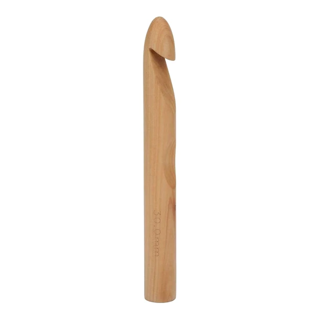 Giant Solid Wood Crochet Hook