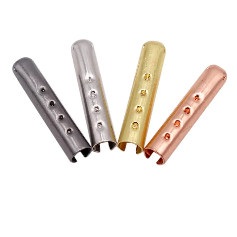 4CS DIY Women Men Shoelaces  4 Colors Shoe Lace Tips Replacement Head Shoestrings Bullet Aglets Shoes Accessories