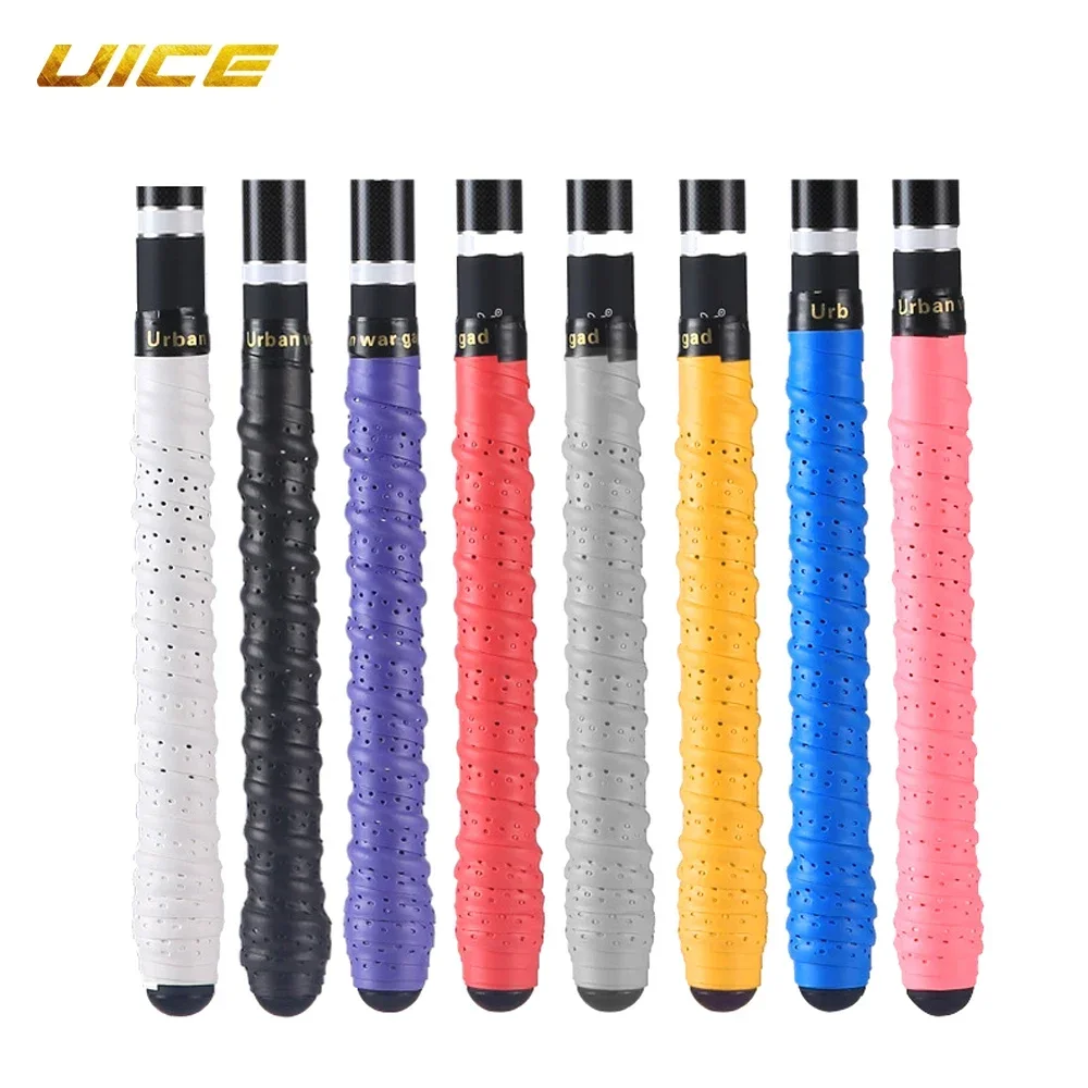 2pcs Sports Racket Racket Grips Anti-skid Ice Hockey Grip Tape Sweat Absorption Breathable Badminton Hockey Racquet Grips Tape