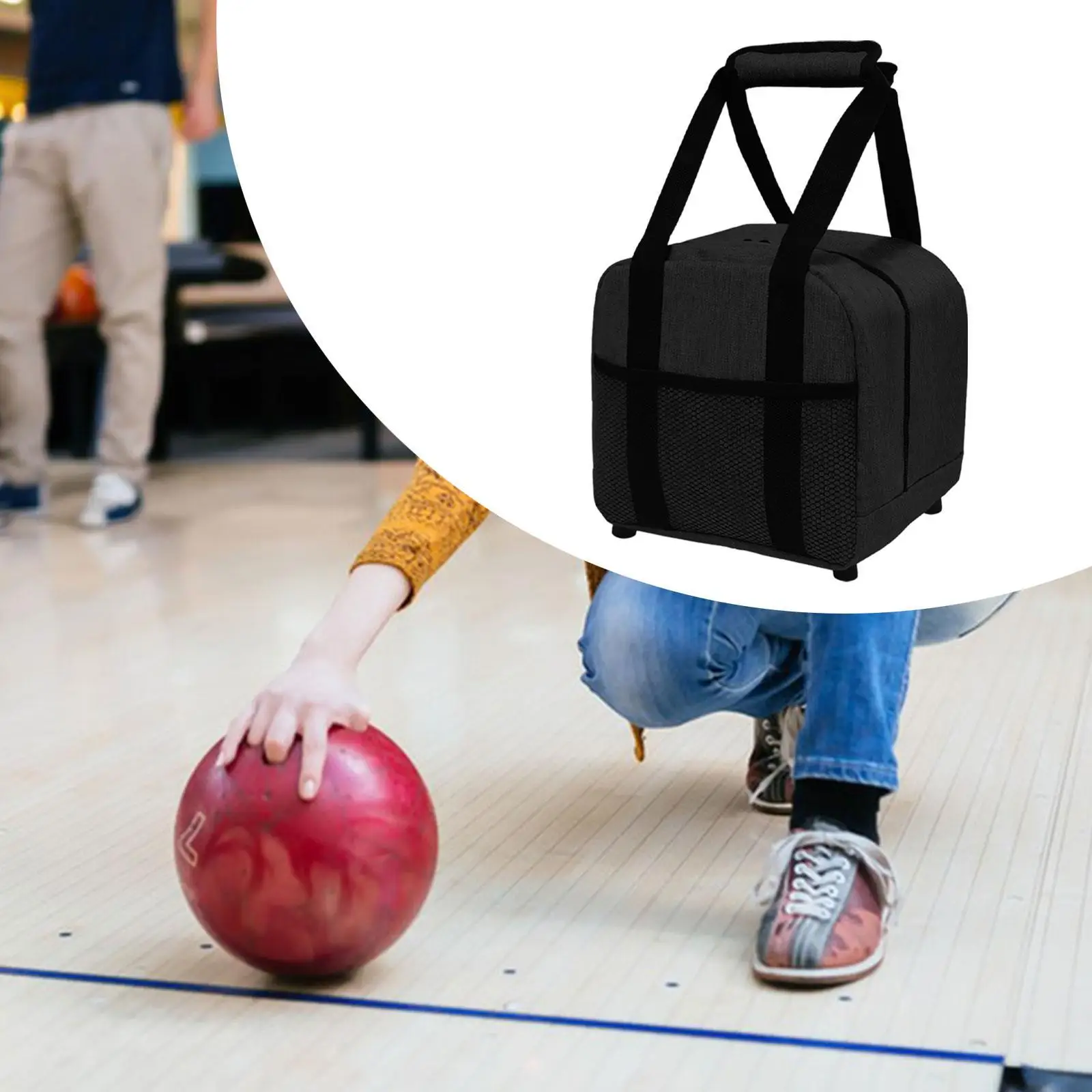 Bowling Ball Bag Bowling Handbag Gym Outdoor Sports Supplies