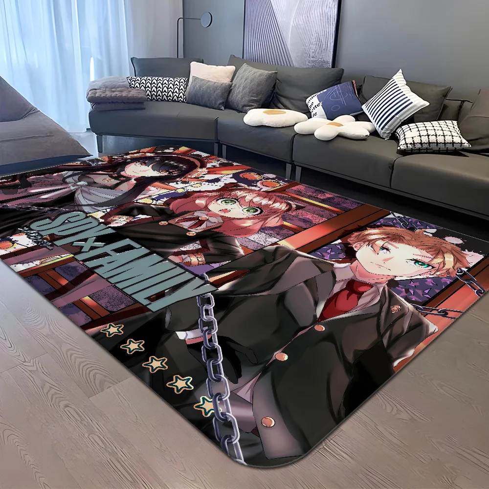 Spy x Family Room Mats Anti-slip Absorb Water Long Strip Cushion Bedroon Mat Household Carpets 2