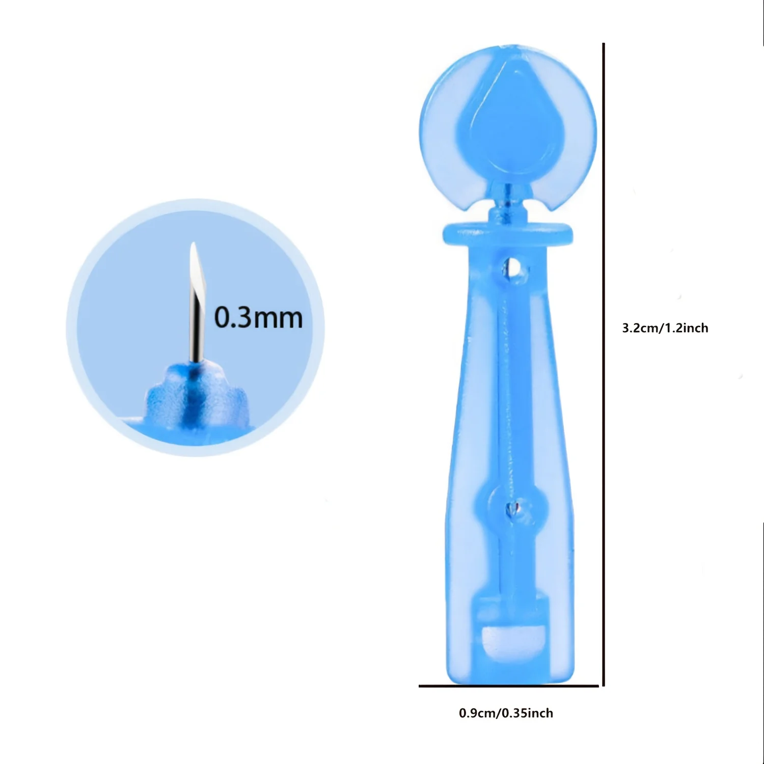 50pcs Disposable Blackhead Remover Acne Needles Blackhead Remover Tool Removal and Facial Cleaning Stainless Steel Needles