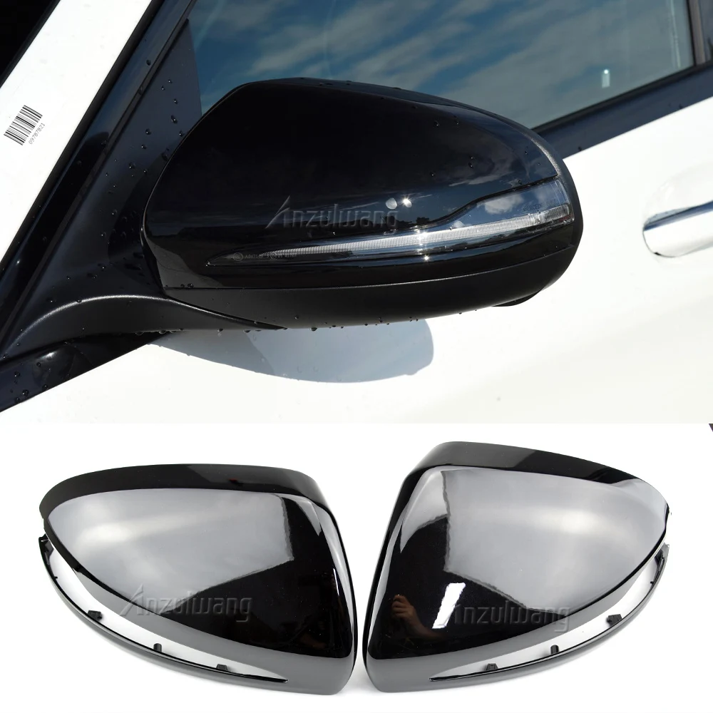 

Carbon Fiber Look Door Mirror Cap Covers for Mercedes B C E S CLS GLA GLB GLC W205 W247 H247 X247 X253 C253 W222 C217 W213 C257