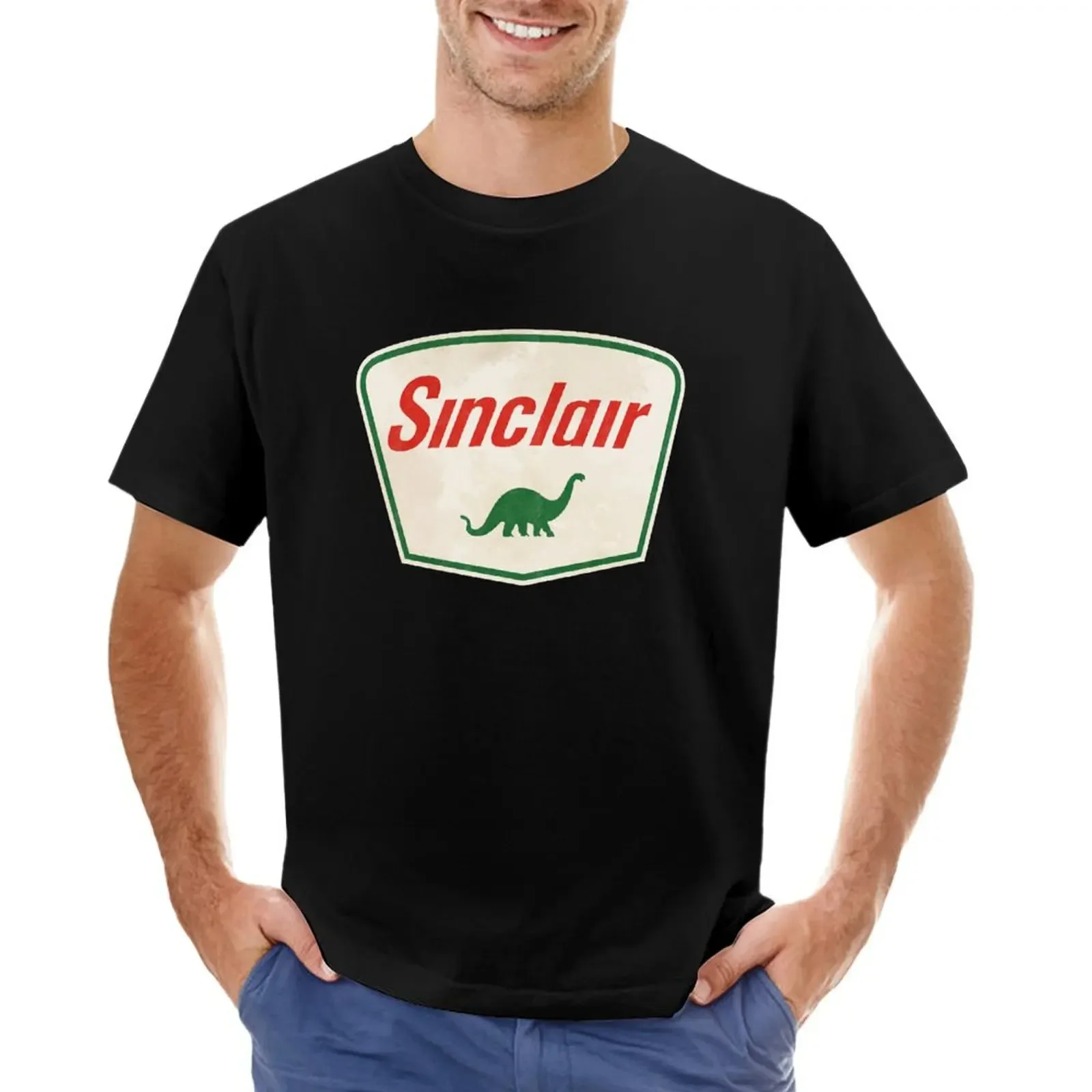 

Sinclairr funny Oil T-shirt sublime korean fashion Men's cotton t-shirt