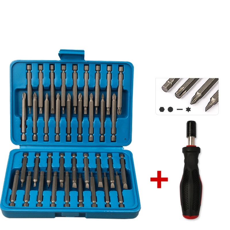 

37pcs Multi-function Screwdriver Head Nozzle Lengthened Hexagonal Box Shaped Screwdriver