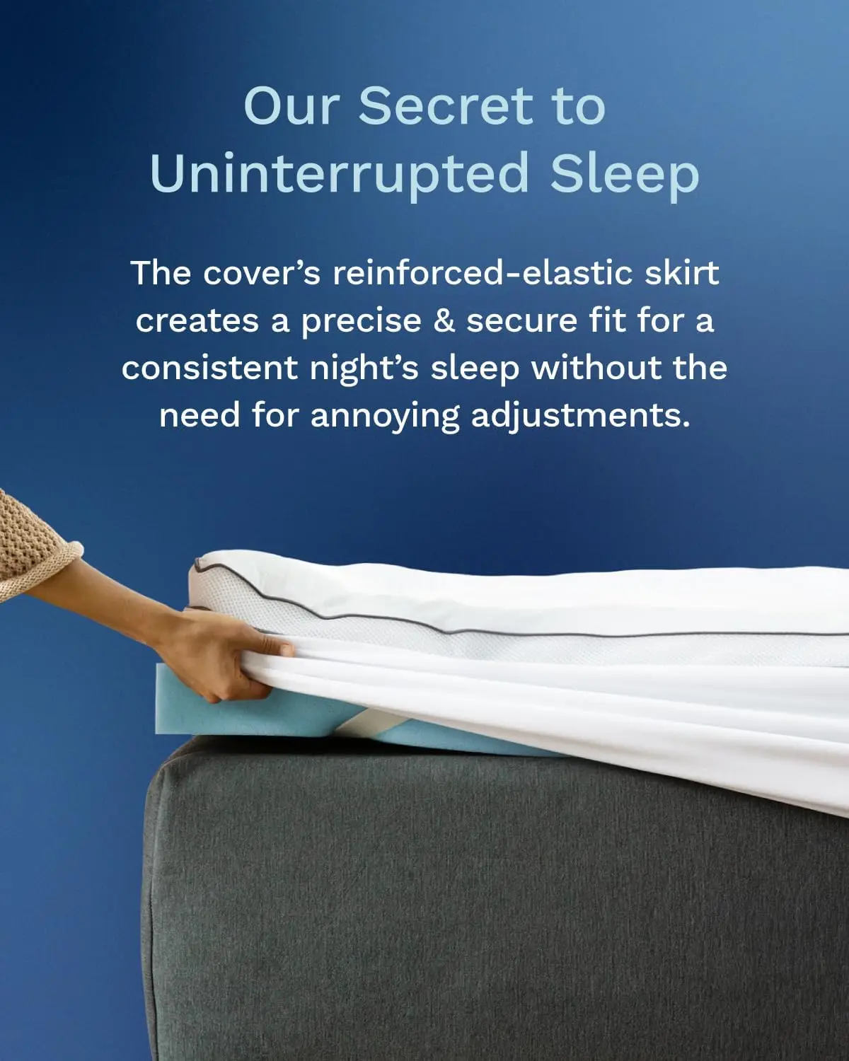 4 Inch Pillow Top Memory Foam Mattress Topper Queen - Cooling Hybrid Lux Dual Layer Mattress Pad