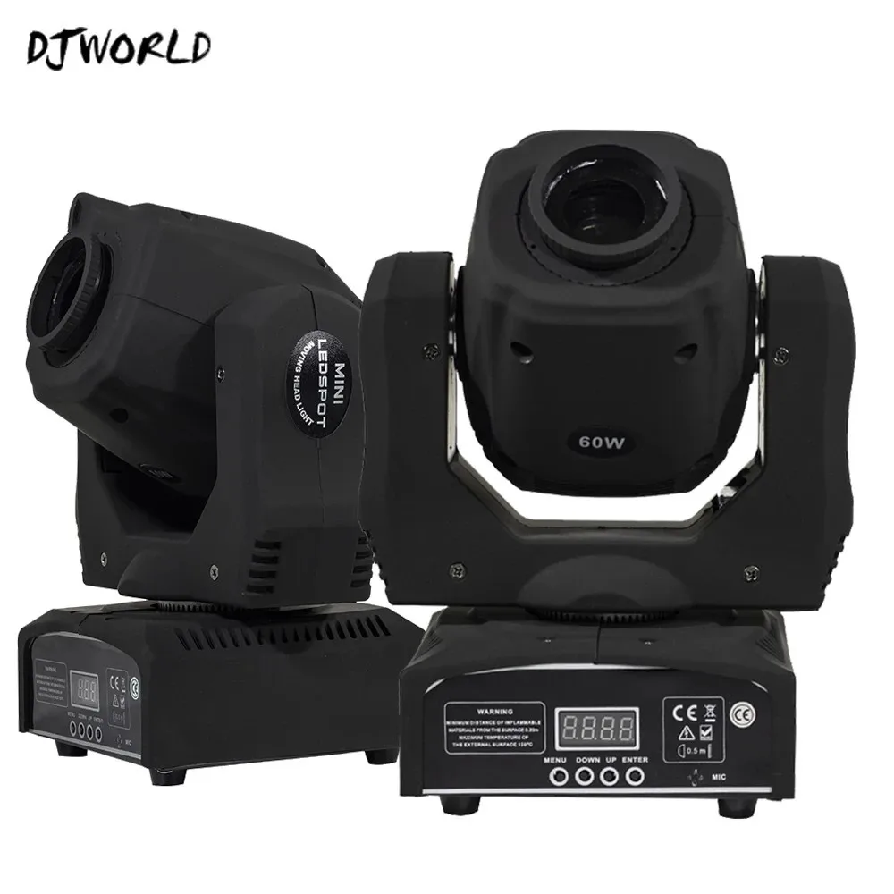 Led 60W Moving Head Spot Gobo/Pattern Lights Music Wedding Party Stage Effects Controller Dmx Discoteca Illuminazione Professionale Per Dj