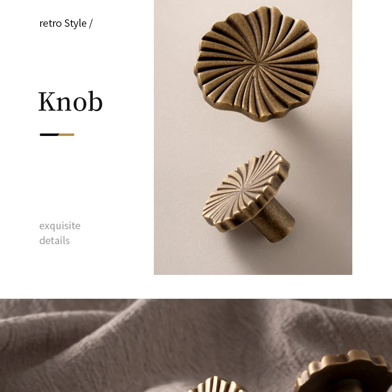 solid brass drawer knob classic antique brass