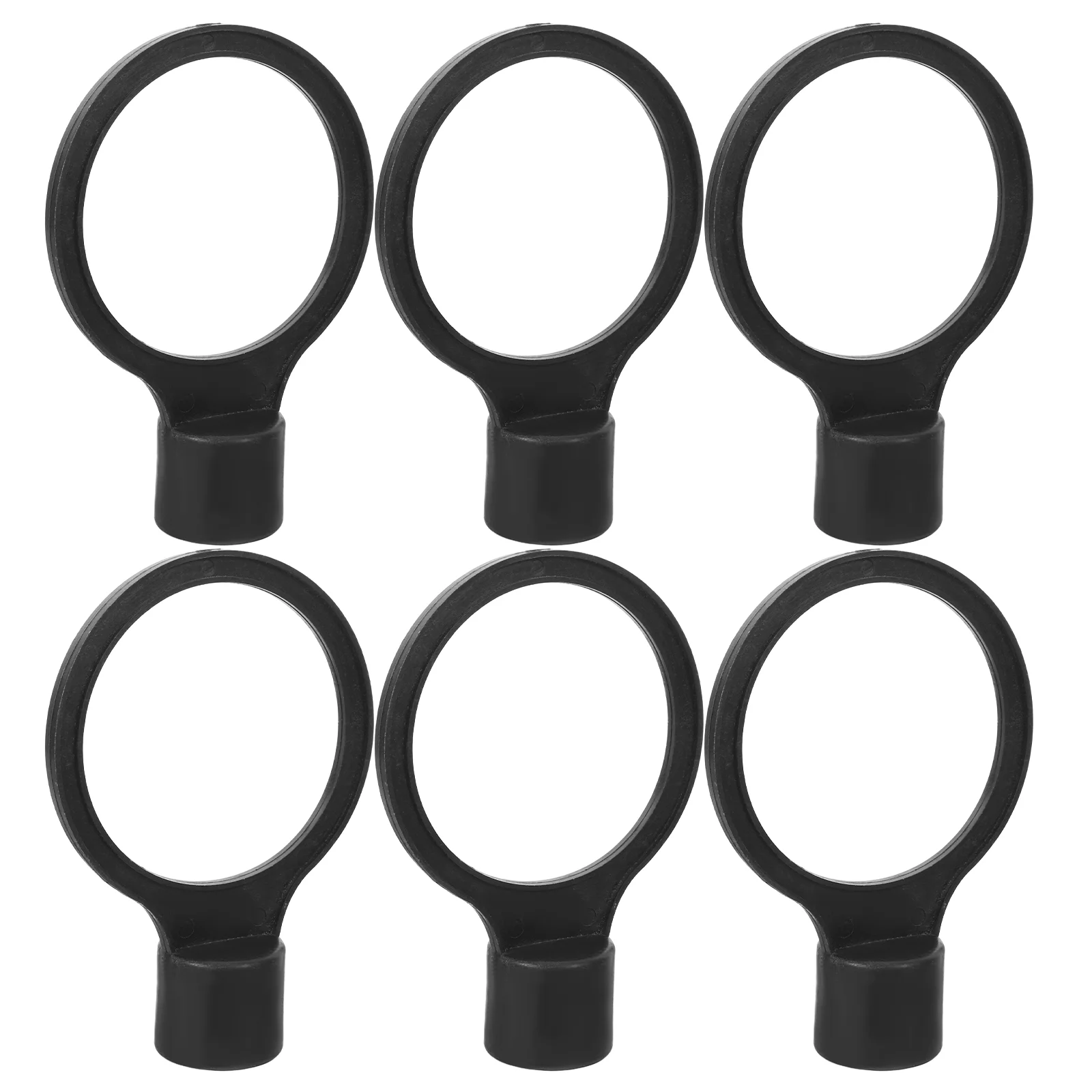 6pcs Safety Cone Connector Extendable Traffic Warning Rods Flexible Plastic Barrier Connectors For Construction Marking