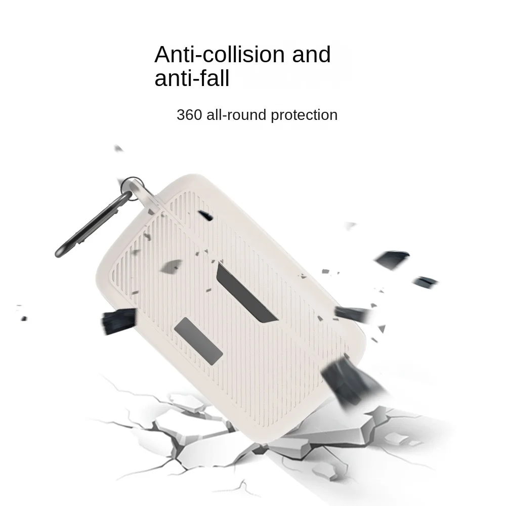 Silicone Earphone Case Dustproof with Buckle Earphone Storage Case Shockproof Storage Shell for Bowie MA10 Home/Travel